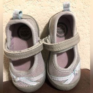 Girls Grey Mary Jane Shoes